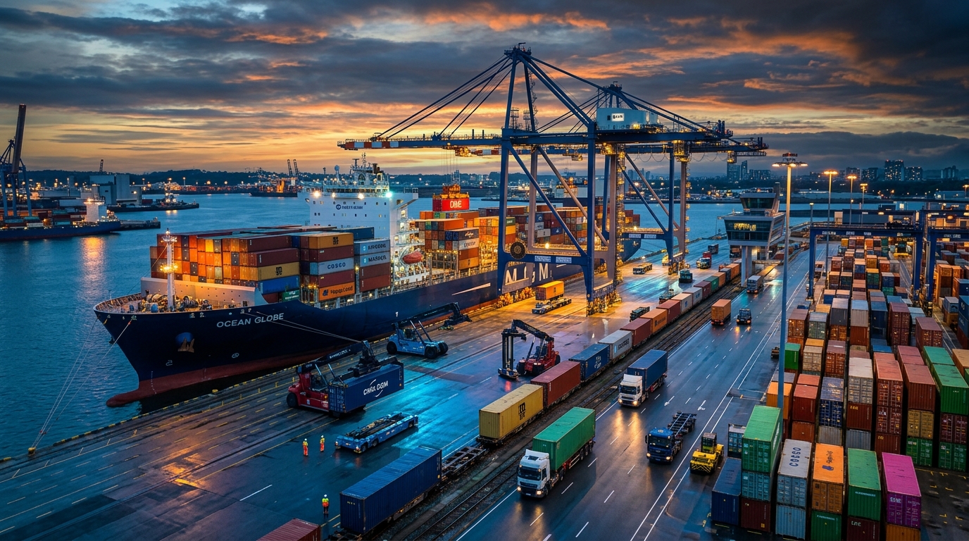 Business to Business Product Export and Import Logistics Operations